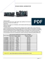 Doosan Diesel Generator 2