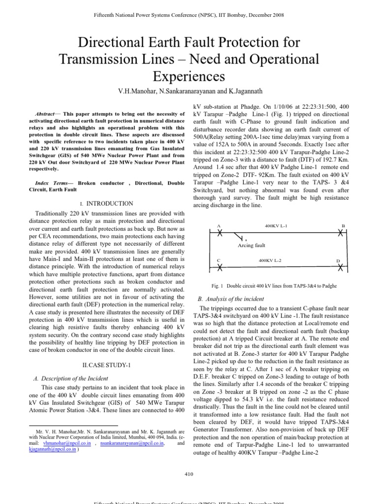 Clanak DEF PDF Electrical Substation Relay