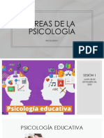 Semana6 - Areas de La Psicologia