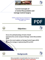 Current Concepts of Damage Control Resuscitation and Damage Control Surgery