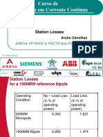 Curso de Transmissão em Corrente Contínua: Station Losses