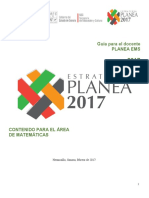 PLANEA 2017 Guia Matematicas