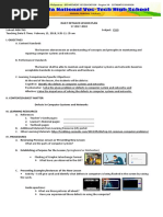 Computer Hardware Lesson Plan | PDF | Personal Computers | Desktop Computer