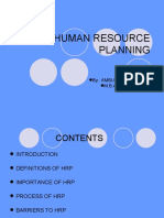 Human Resource Planning: By: Ambuj Kumar Tiwari M.B.A. 2 Sem