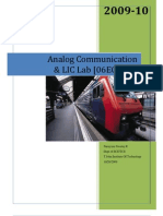 Analog Communication Lab Manual VTU