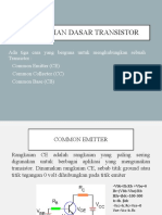 Transistor sebagai penguat 1