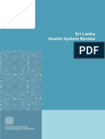 Sri Lanka Health System Review: ISBN-13 978 92 9022 853 0