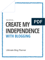 019 Download the Ultimate Blog Planner PDF