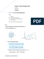 Handout 1 - Shear Strength of Soil