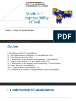 Module 1 - Compressibility of Soil