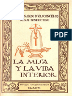 La Misa y La Vida Interior - Dom Bernardo de Vasconcelos