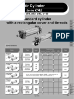 Air Cylinder: Standard Cylinder With A Rectangular Cover and Tie-Rods