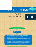 Materi Objek, Bukan Objek, Objek Final PPH Badan