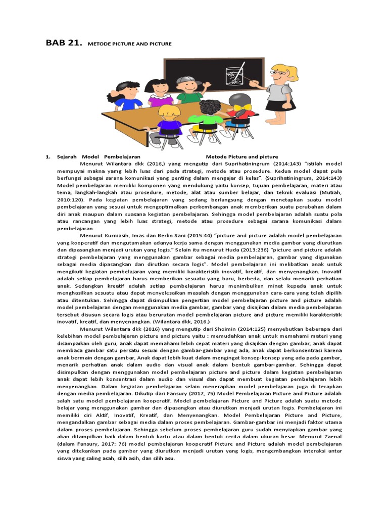 Bab 21 Metode Picture and Picture | PDF | Karier & Perkembangan