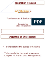 PMP Preparation Training: Fundamentals & Basics of Costing