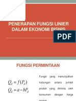 Penerapan Fungsi Linier Akt