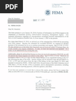 3/31/11 Letter From FEMA Refusing To Fill My FOIA Request