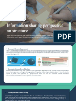 Information Sharing Perspective On Structure