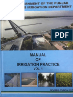 Manual of Irrigation Practice (Mip)R - Volume-i