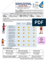 Evaluación Diagnóstica Inglés 1°