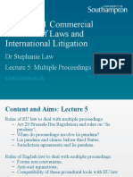 LAWS3171 Commercial Conflicts of Laws and International Litigation