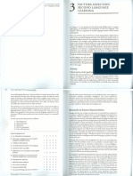 CH3 Factors Affecting 2nd Lg Learning - Lightbown & Spada, 1999