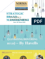 Strategic Brand Management: Designing A Branding Strategy