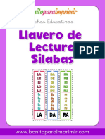 Llavero de Silabas