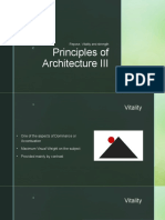 Principles of Arch III