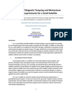 CUSRS10 - 13 Estimation of Small Satellite Magnetic Torquing and Momentum Storage Requirements