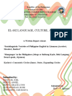 Kachru's concentric circles model of World Englishes