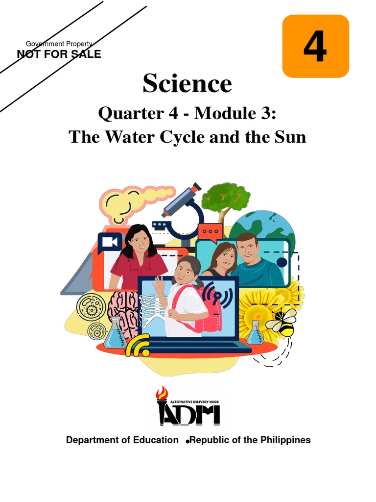 Water Cycle and Sun's Role for Grade 4 | PDF | Evaporation | Water