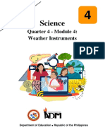Science: Quarter 4 - Module 4: Weather Instruments