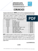 Comunicado Ugel Jaen