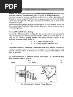 Plane Diffraction Grating