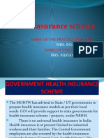 Governt Health Insurance Scheme