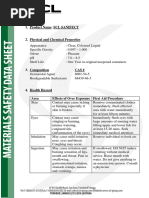 Sanifect Disinfectant-Sanitizer MSDS