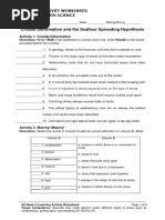 Learning Activity Worksheets Grade 11 - Earth Science