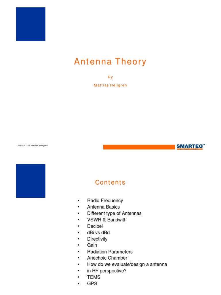 Antenna Theory | PDF