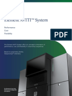 Element Aviti System Specification Sheet LT 00002