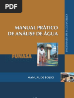 Manual de análise de água