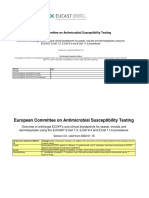 European Committee On Antimicrobial Susceptibility Testing