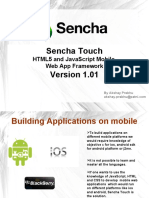 Sencha Touch: Html5 and Javascript Mobile Web App Framework