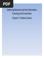 Gathering Network and Host Information: Scanning and Enumeration Chapter 3. Kimberly Graves