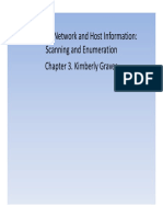 Gathering Network and Host Information: Scanning and Enumeration Chapter 3. Kimberly Graves