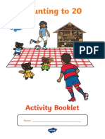 Counting To 20 Activity Booklet