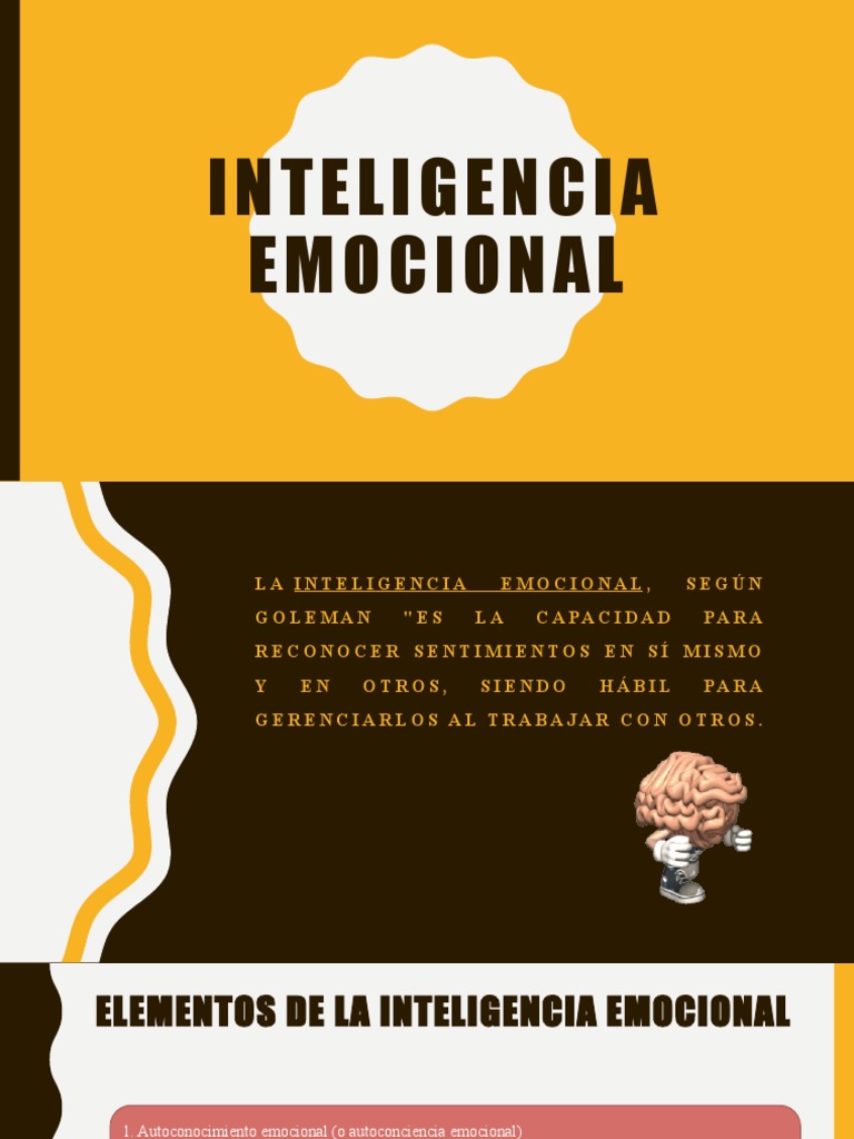 Inteligencia Emocional | PDF | Las emociones | Inteligencia emocional