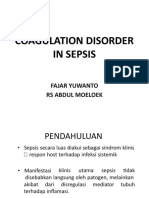 Coagulation Disorder Sepsis Bapelkes