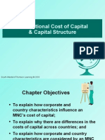 Multinational Cost of Capital & Capital Structure