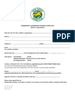 Membership / Membership Renewal Form 2019: or Remit To The Following Bank Details Using REF: MEM19